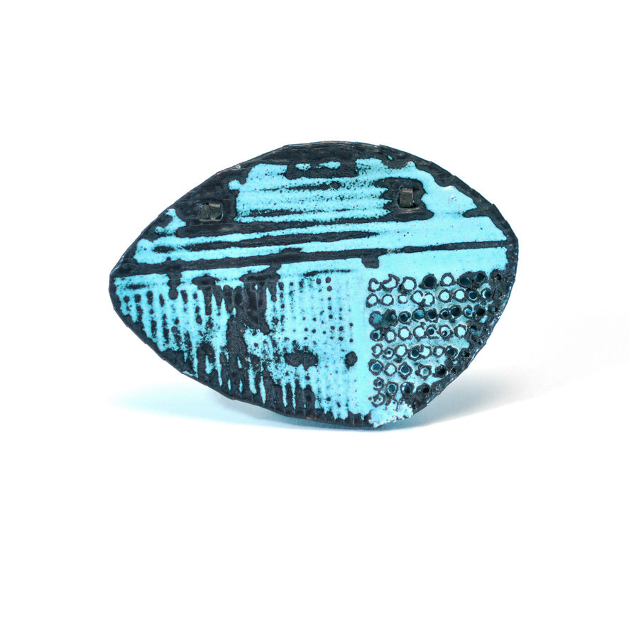 Powder Blue Brooch